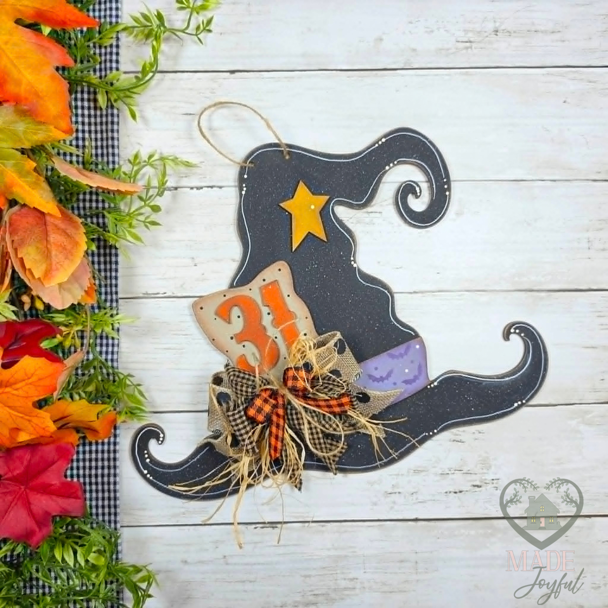 Witch Hat Door Hanger