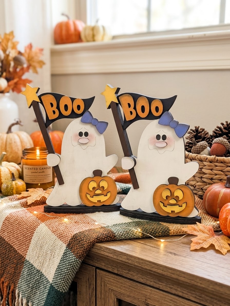 Boo Ghost Shelf Sitter
