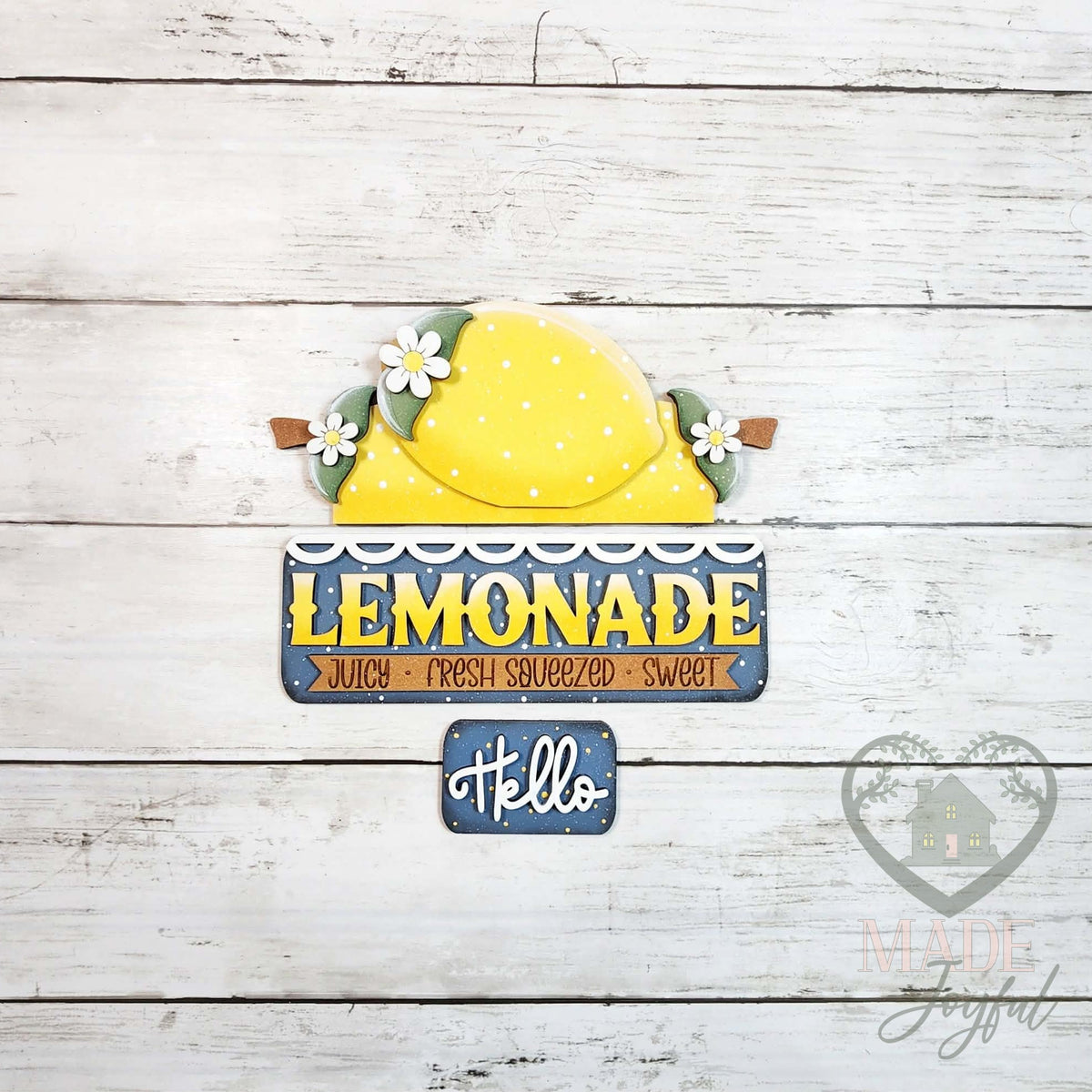 Lemonade insert painted, hand-painted in Brentwood, TN.