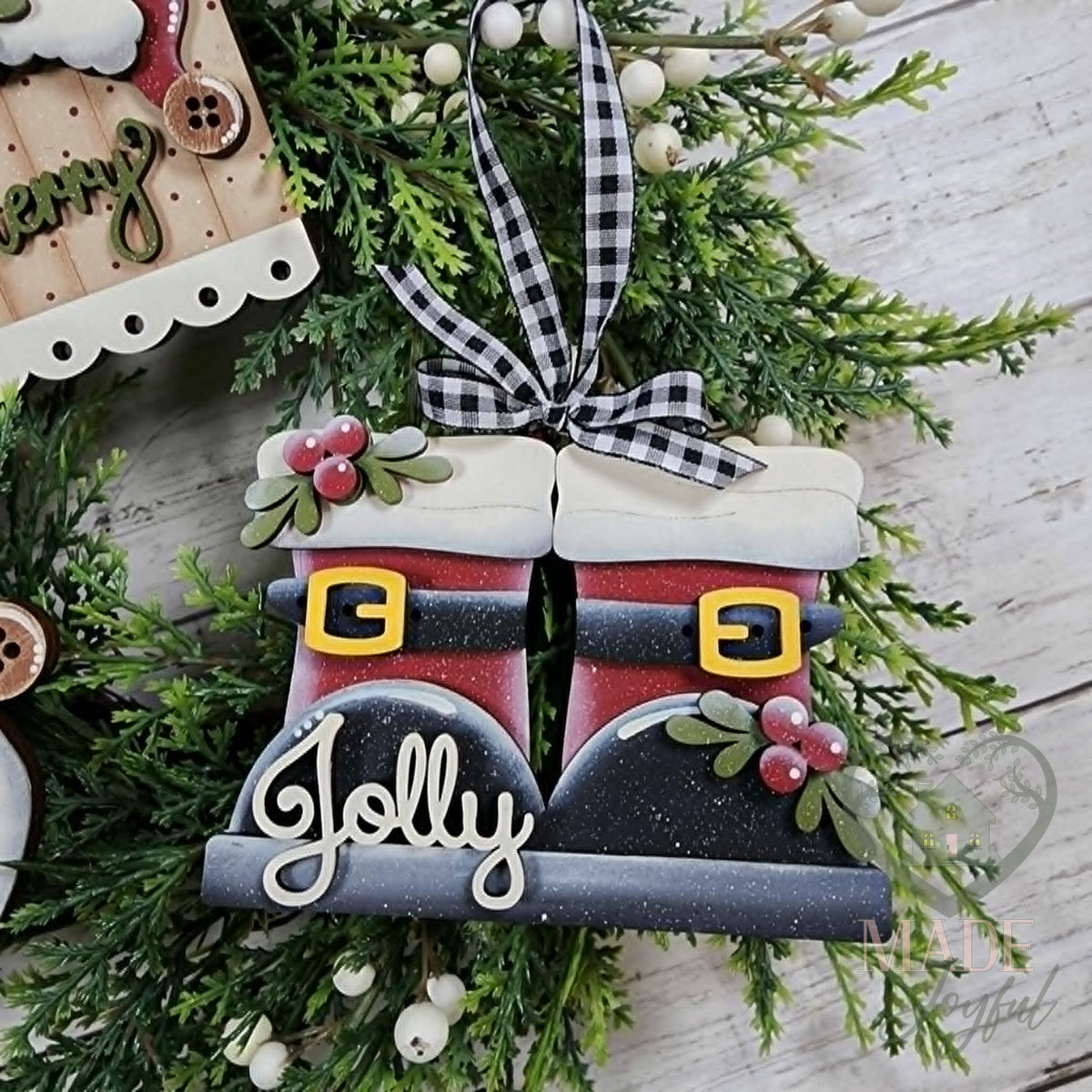 Santa Boots ornament