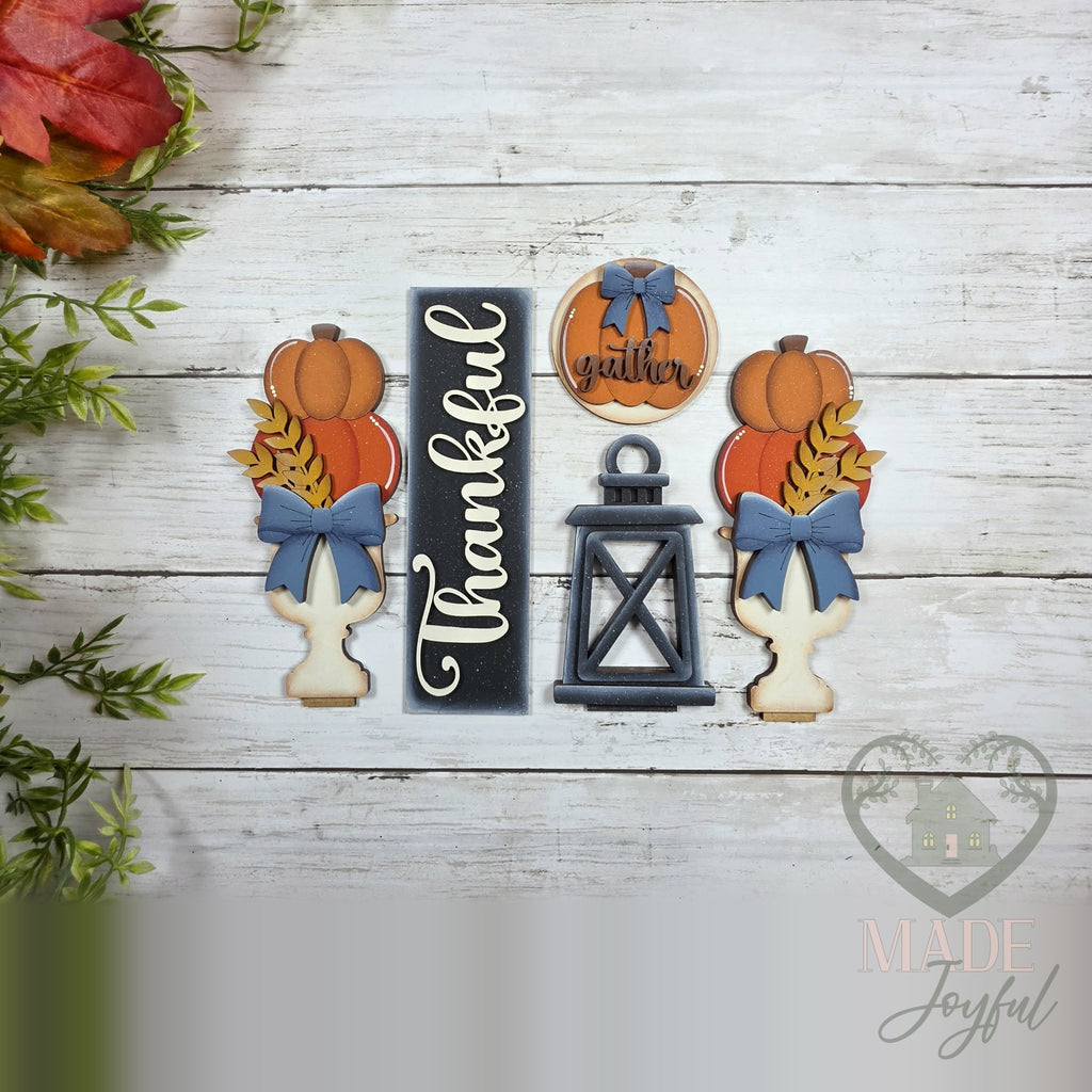 Thankful porch insert pieces painted, hand-painted in Brentwood, TN.